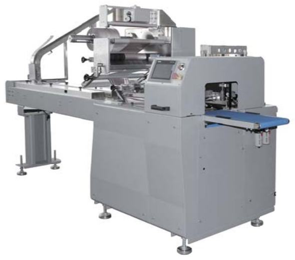 Flow pack machine